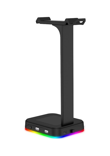 D9 Rgb Kulaklık Standı Ve Usb Hub - Aydınlatmalı, Şarj Edilebilir, Çıkarılabilir Tasarım