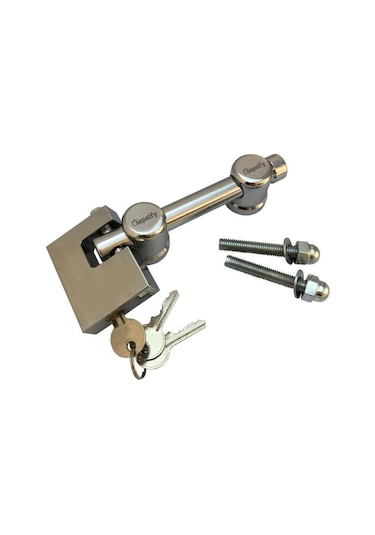 Yuma Kapı Emniyet Aparatı Ve 70 Mm Çelik Yassı Asma Kilit Seti