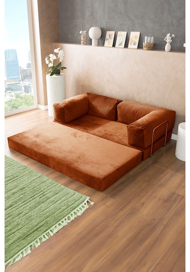 Argimo Godila Yatak Köşe Koltuk Turuncu