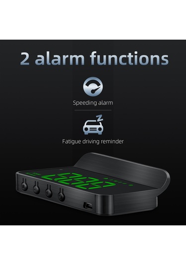 Maiyame Araç Hud Görüntüleyici M1: Gps+beidou, Hız/yön/uydu Sayısı Gösterimi, Aşırı Hız Yorgunluk Alarmı, Otomatik Parlaklık, Yeşil Işık