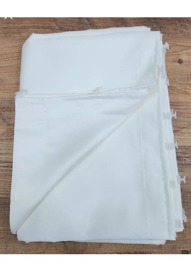 Karesi Saten Güneşlik Perde Kırık Beyaz Kırık Beyaz