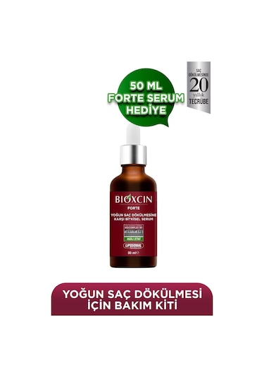 Bioxcin Forte Saç Bakım Kiti Yoğun Saç Dökülmesi 2 Adet