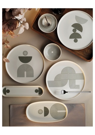 Olika Verona 32 Parça Porselen Kahvaltı Ve Ikram Seti Beyaz