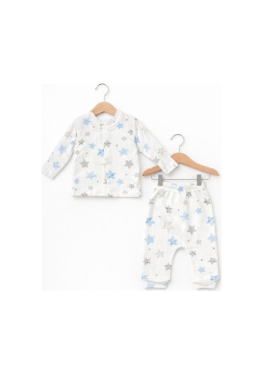 Baby Corner Bebek Pijama Takımı Ekru