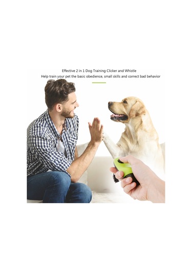 Vkemall Köpek Eğitimi İçin 2'li Fonksiyonlu Abs+tpr İp Takımlı Sinyal Çıkarıcı Siyah+yeşil