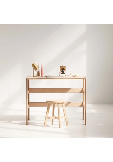 Woodesk Gordion Ahşap Çalışma Masası, Natural Renk Cpt4625-100