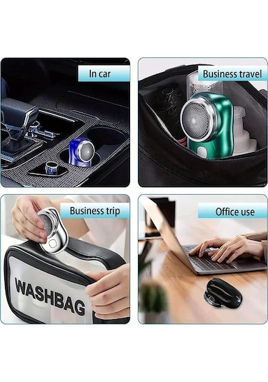 Erkekler İçin Elektrikli Tıraş Makinesi Mini Traş Makineleri Taşınabilir Elektrikli Tıraş M Ev, Dış Mekan, Tıraş Makinesi 56515036