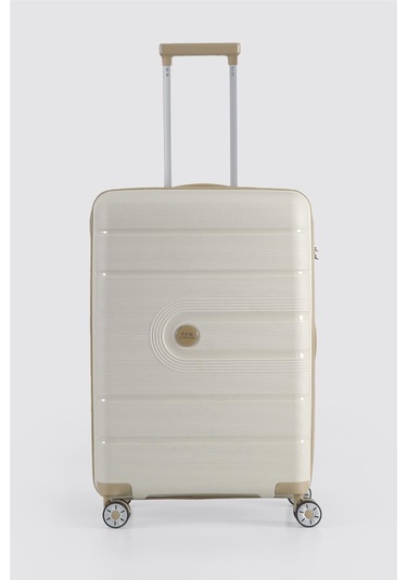 Ççs 5247 Polipropilen Büyük Boy Valiz Mor