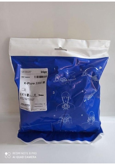 Tam Koruma Yüz Maskesi (Drager 3300 Maske-ABEK Filtre-Delta Plus Gözlük-L Beden Tulum)