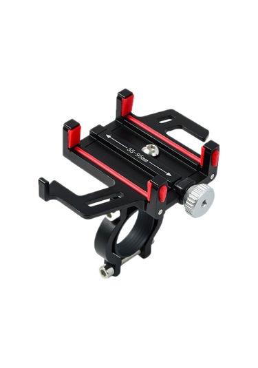 Sones Alüminyum Alaşımlı Motosiklet Bisiklet Navigasyon Cep Telefonu Tutucu Kırmızı