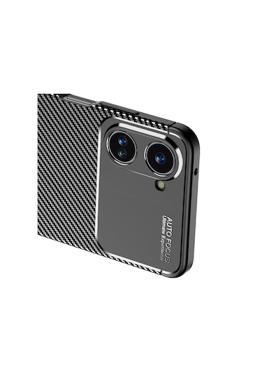Mobilteam Realme 10 4g Kılıf Negro Silikon Kapak - Siyah Siyah