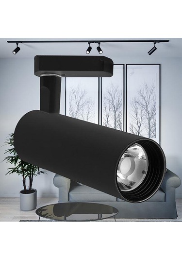 30 Watt Driverlı Ray Spot Siyah Kasa Monofaze Günışığı 3000-3200k