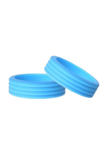 Homyl 8x Silikon Bagaj Jant Kapakları Çizilmeye Karşı Koruma Mavi