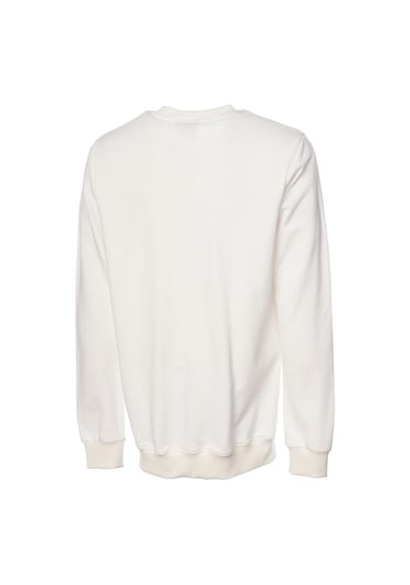 Hummel T-ıc Ico Erkek Beyaz Yuvarlak Yaka Sweatshirt Beyaz