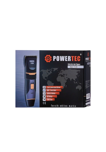 Powertec TR-3200 Profesyonel Şarjlı Saç Sakal Tıraş Makinesi