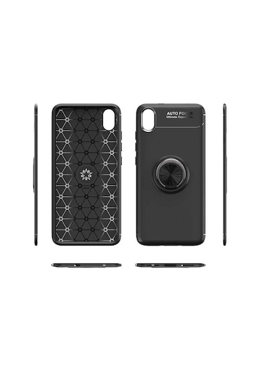 Xiaomi Redmi 7A Kilif Yüzüklü Magnetli Ravel Case 393201799