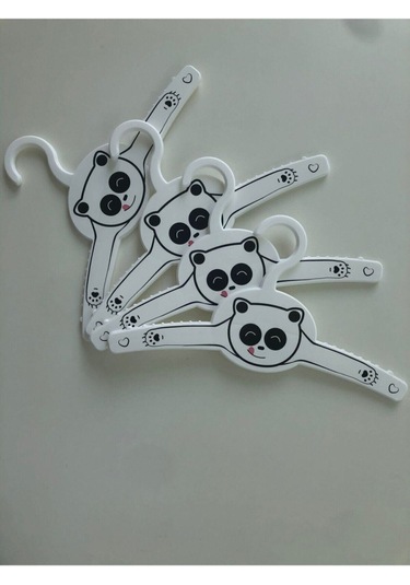 Bebek Elbise Askısı 4'lü Çok Renkli