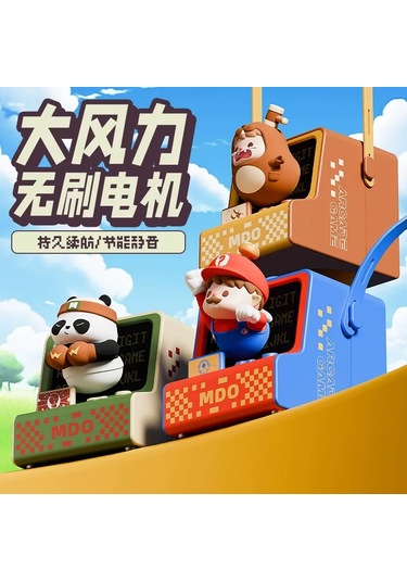 Kangvka Süper Boru Tamiri İçin Taşınabilir Askılı Kordonlu Fan - 500mah Pil, 5.5 6.8 7cm Boyut