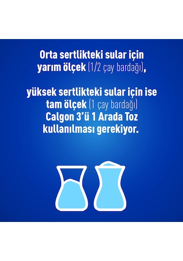 Calgon Çamaşır Makinesi Kireç Önleyici Toz Deterjan 1500 G