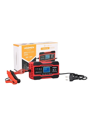 12v 72 Amper Akü İçin Şarj Aleti Digital Ekranlı