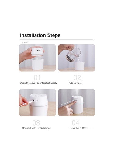 Tenfowee Mini Nemlendirici, Otomobil Ve Ev Kullanıma Uygun, Aromatik Buhar Sağlar, Usb Şarjlı, Otomatik Kapanma Özelliği, Beyaz Tenfowee Mini Nemlendirici, Otomobil Ve Ev Kullanıma Uygun, Aromatik Buhar Sağlar, Usb Şarjlı, Otomatik Kapanma Özelliği, Beyaz