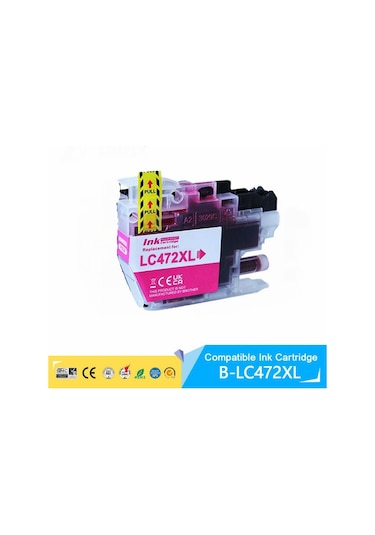 Brother Mfc-j3940dw Lc472xl M Kırmızı Yüksek Kapasite Uyumlu Kartuş 1500 Sayfa