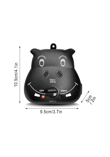 Köpekler İçin Akıllı Havlama Önleyici Cihaz Kapalı Siyah