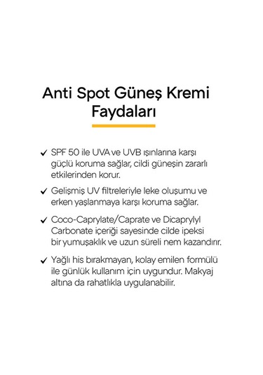 2 Li Güneş Kremi Spf 50 Leke Karşıtı Vegan Glutensiz 50ml X 2
