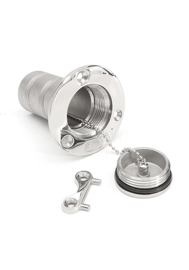 Yakıt Dolum Kapağı. 50mm. Paslanmaz Krom Yakıt Dolum Ağzı