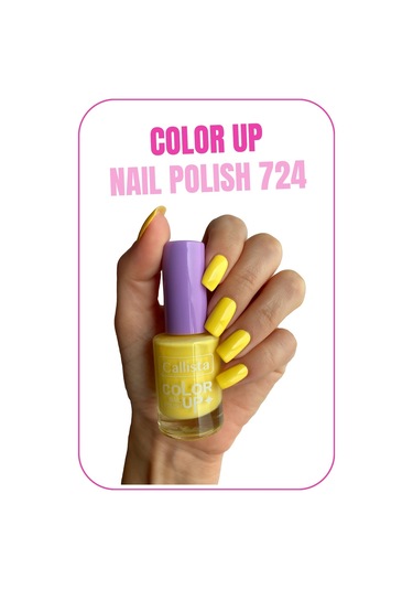 Callista Color Up Nail Polish Oje 724 Lemonade Club - Sarı
