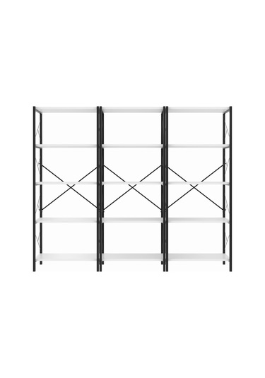 Morpanya Arstar Metal Mutfak Rafı Malzeme Dolabı 5 Raflı Mikrodalga 001