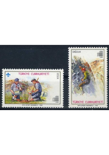 Pul Koleksiyonu,1992 DAĞ TURİZMİ Konulu,ASB-5049