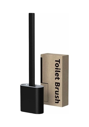 Tuvalet Fırçası Silikon Esnek Kaymaz Saplı Derinlemesine Temizlik Katlanabilir B Çok Renkli