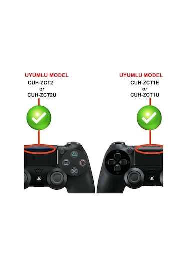 Cafele KCR1410 2000mAh PS4/PS4 Pro Kablosuz Oyun Kolu Yedek Pil
