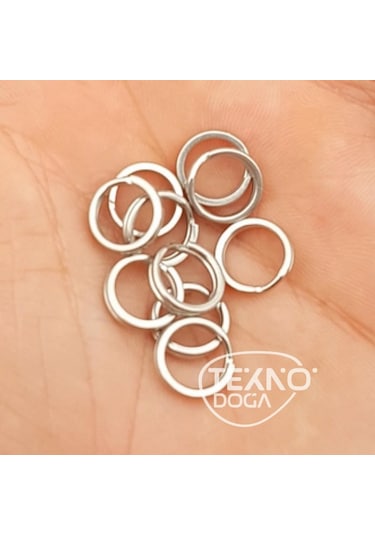 Kendo Split Ring Halka Paslanmaz Çelik Olta Halkası 10 Adet