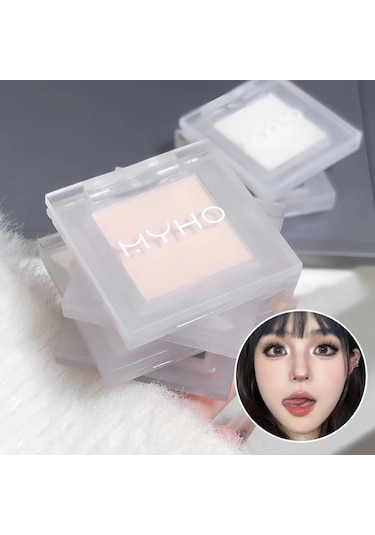 Monokrom Beyaz Mat Göz Farı Vurgulayıcı Paleti Su Geçirmez İnci Beyaz Yeşim 01 Light Beige 01