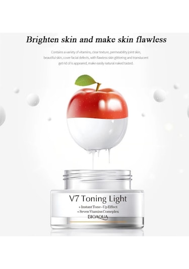 Bioaqua V7 Toning Light Beyazlatıcı Aydınlatıcı Nemlendirici Krem 50 ML