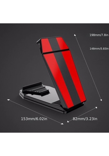 Chuangyinshop Araç İçi Tablet Tutucu Zk04 Siyah, Arka Koltuk Film Seyir Mobil Telefon Navigasyon Sabitleyici