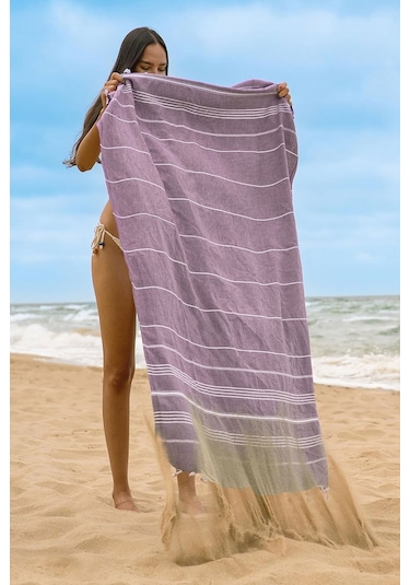 Sultan Peştemal Havlu 100 Pamuklu Deniz Plaj Banyo Peştemali 100x180 Cm Çok Renkli