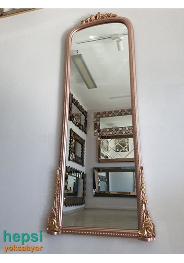 Matmazel Model Rose Gold Altın Renk Varaklı Boy Aynası