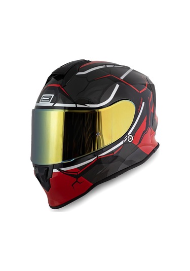 Dinamo Never Broken Siyah-kırmızı Kask C4 Siyah