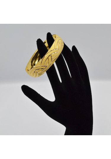 Maxigold KuyumculukGold 15 G 22 Ayar Örgü Desen Bilezik