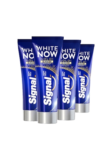 Signal White Now Gold Diş Macunu 4 x 75 ML