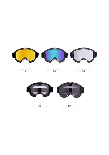 Uv Koruyucu Motosiklet Gözlüğü - Rüzgar Geçirmez, Anti-fog, Ayarlanabilir Spor Gözlük