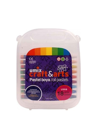 Umix 18 Renk Pastel Boya U1918
