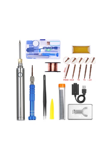 Yifomall "usb Şarjlı Mini Taşınabilir Lehim Makinesi - 5v 8w Kablosuz Lehimleme Aleti Seti" Çok Renkli