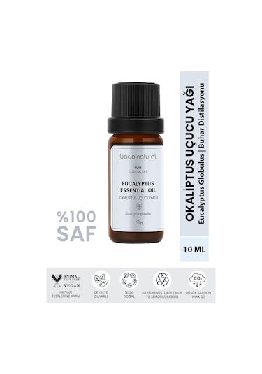 Bade Natural Okaliptüs Uçucu Yağı %100 Saf 10 ML