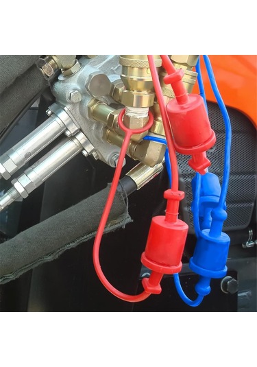 Xurunkeji Iso7241-a Iso-a Hidrolik Bağlantı Elemanı Erkek Toz Kapağı Ve Dişi Tapa Kapağı, Hidrolik Tapa Kapağı Bağlantı Seti B