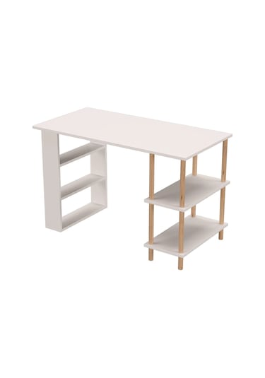 Intergo Çalışma - Bilgisayar - Ofis - Ders Masası 4 Raflı