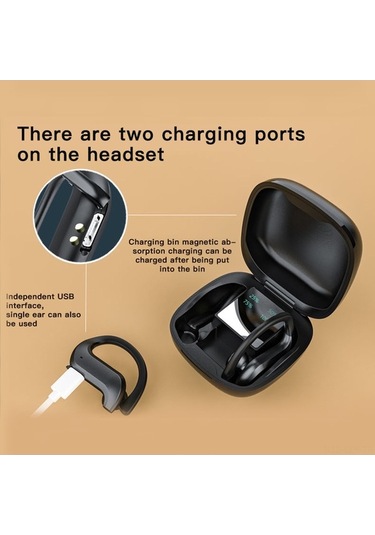 Didadodo Xindoker Md03 Kablosuz Kulaklık - Bt5.0, Dokunmatik Kontrol, Ipx5 Su Geçirmez, Spor İçin Uygun, Kablosuz Ve Dayanıklı